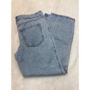 HOLLISTER Low Rise Loose Light Wash Denim Jeans Womens Size 32